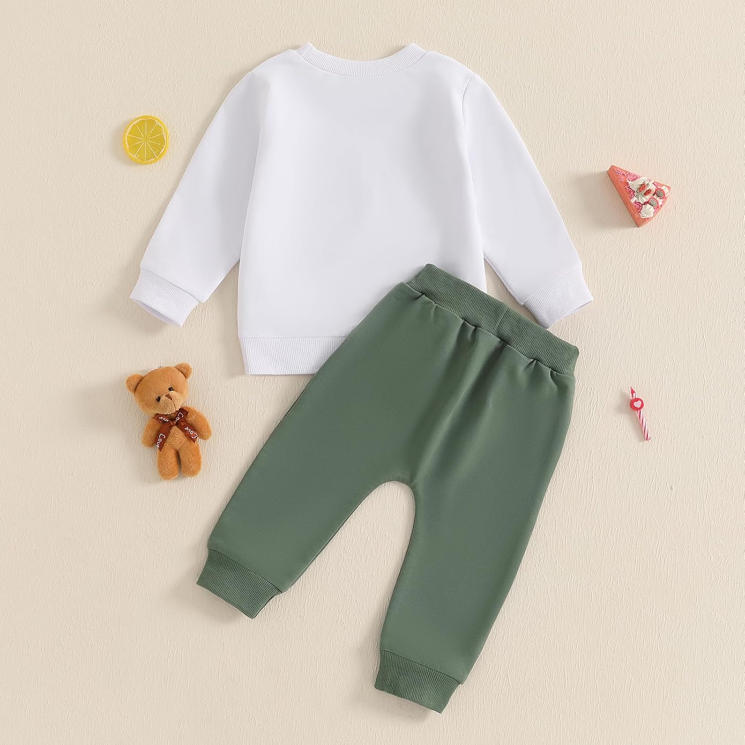 adorable 1st birthday Dinosaurs sweatshirt and joggers set for boys