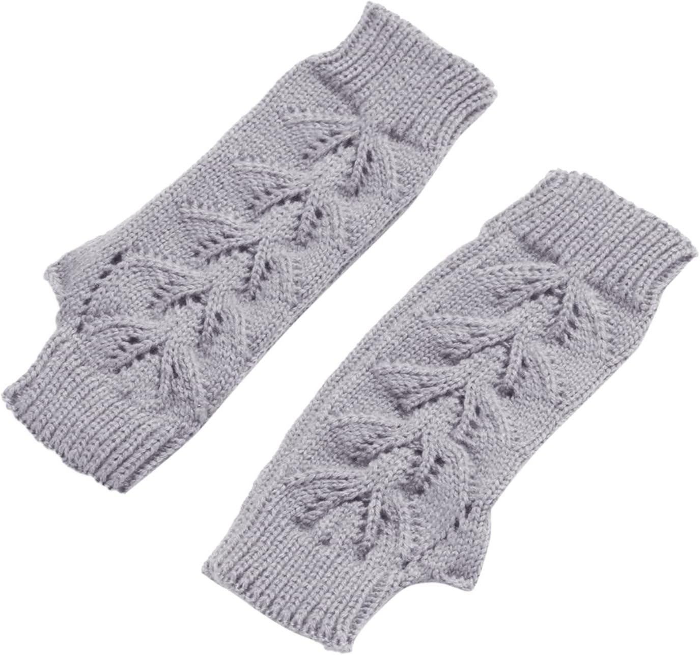 Kids Arm-Warmers White Striped Gloves