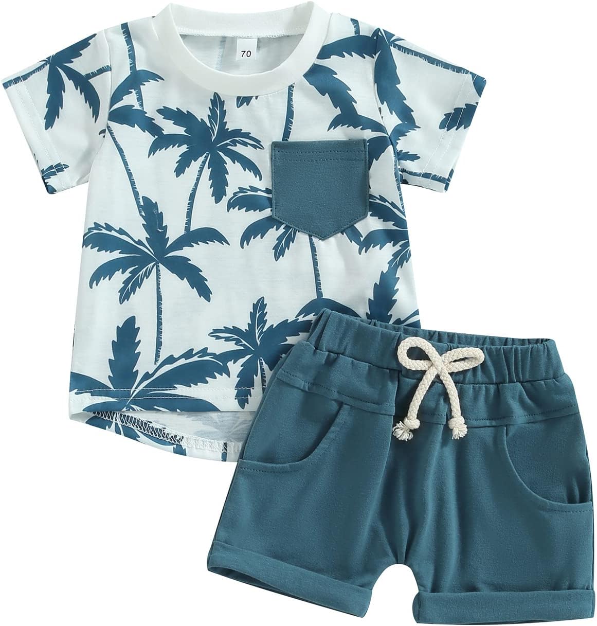Perfect Summer Outfits Cotton Toddler Boys Clothing Set