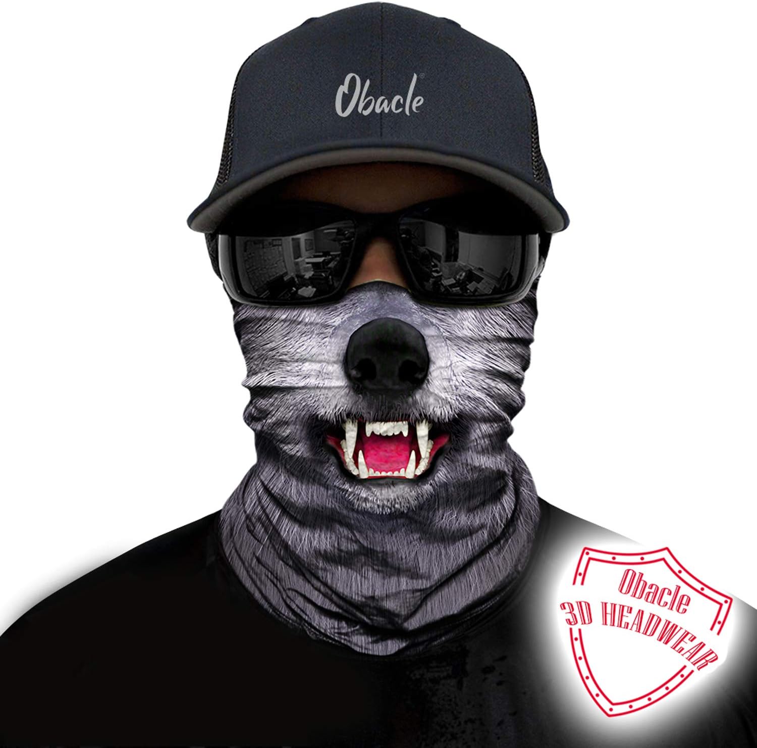 Obacle Animal Face Mask Neck Gaiter