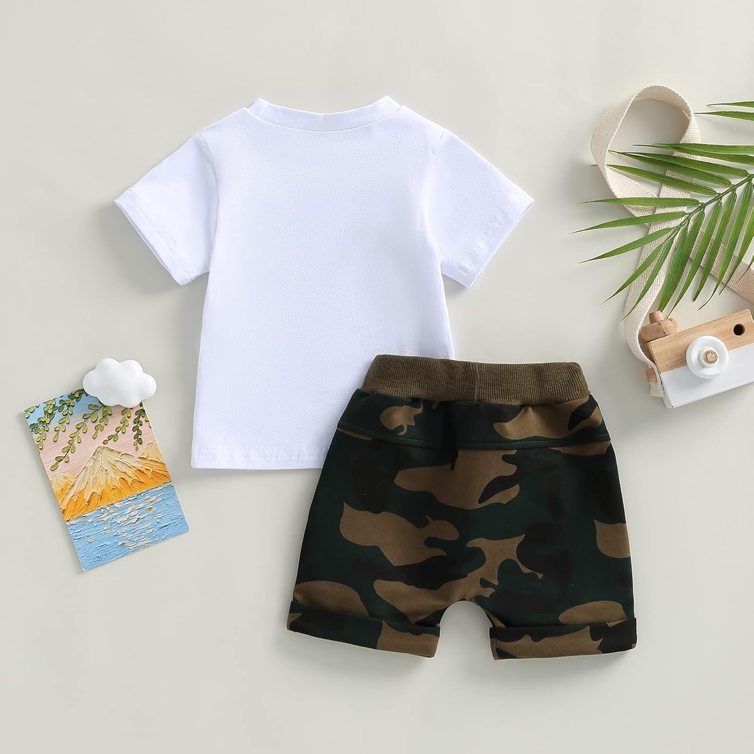 Camouflage Toddler Set Comfortable Stylish Summer Outfit for Boys
