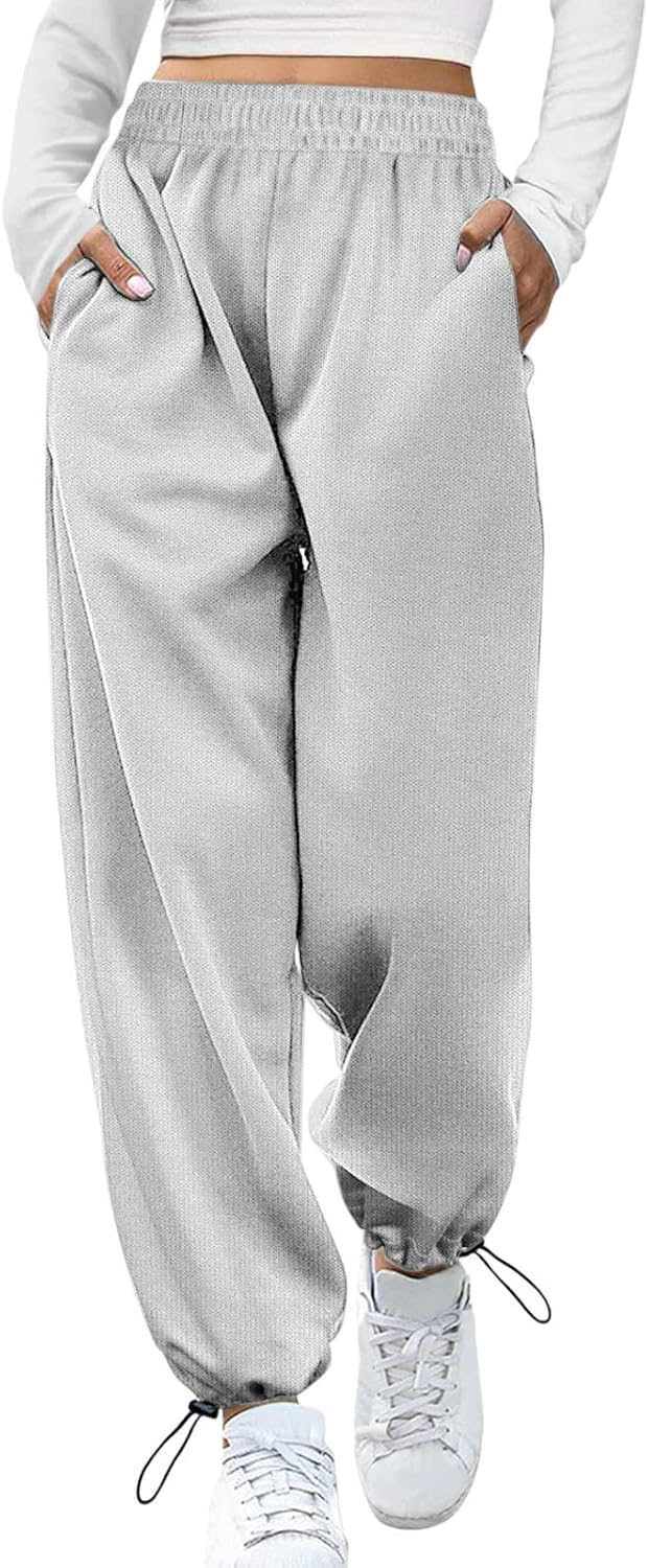 Versatile High Waist UnisexutilitiesSeventyPackHighWaistedSweatpantsWithPockets