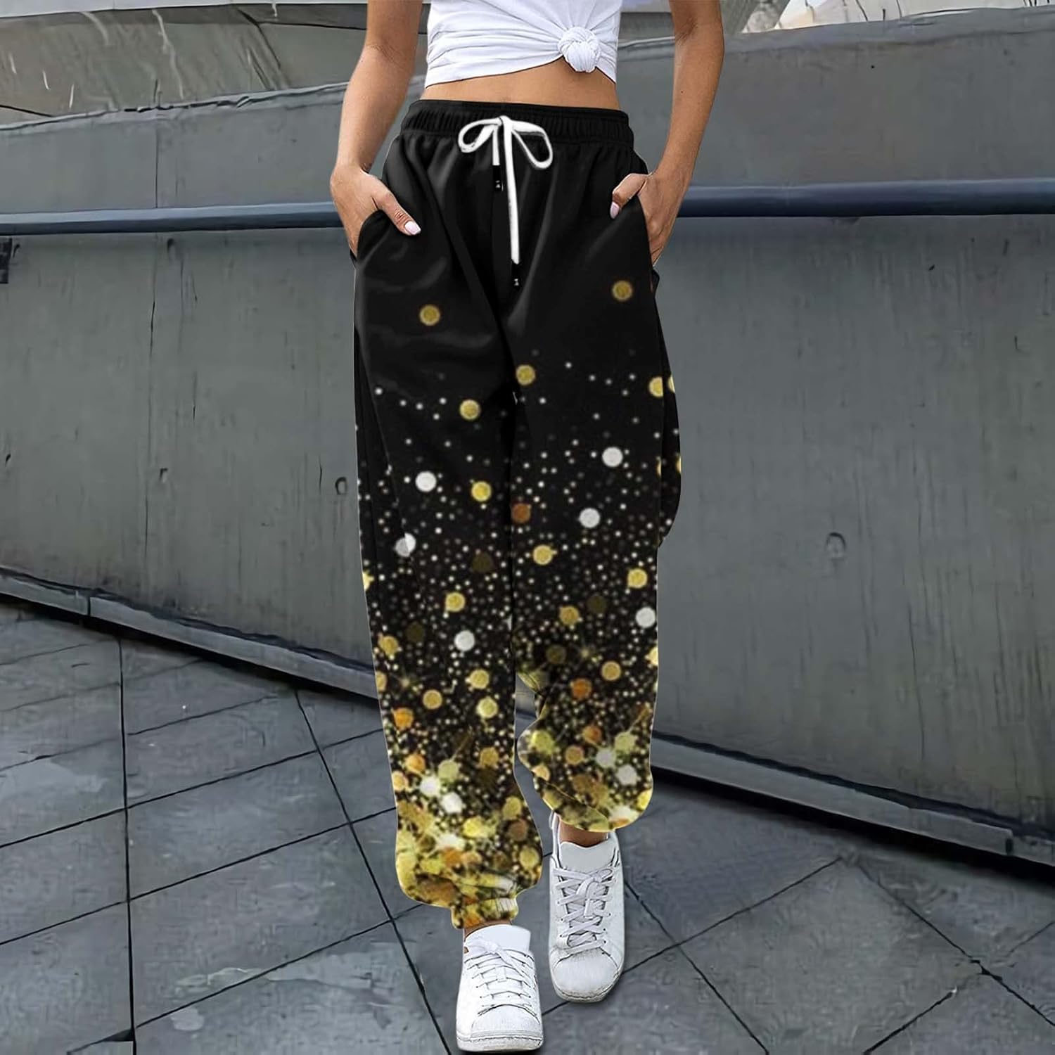 Cute Plus Size Womens Jogger Pants with Pockets and Style