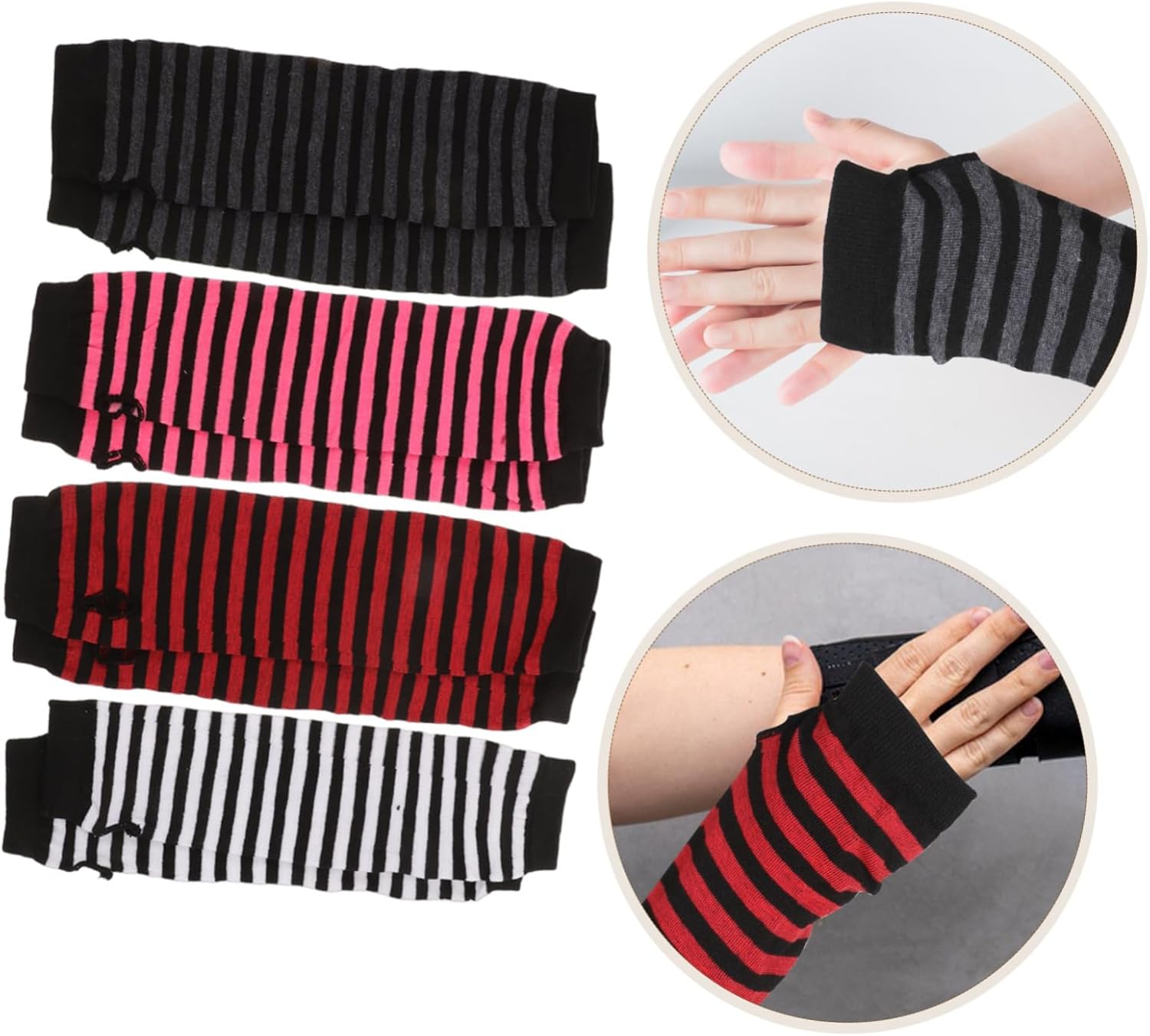 VALICLUD Womens Knitted Arm Warmers
