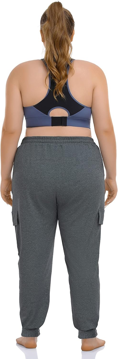 Zerdocean Plus Size Cargo sweatpants active workout