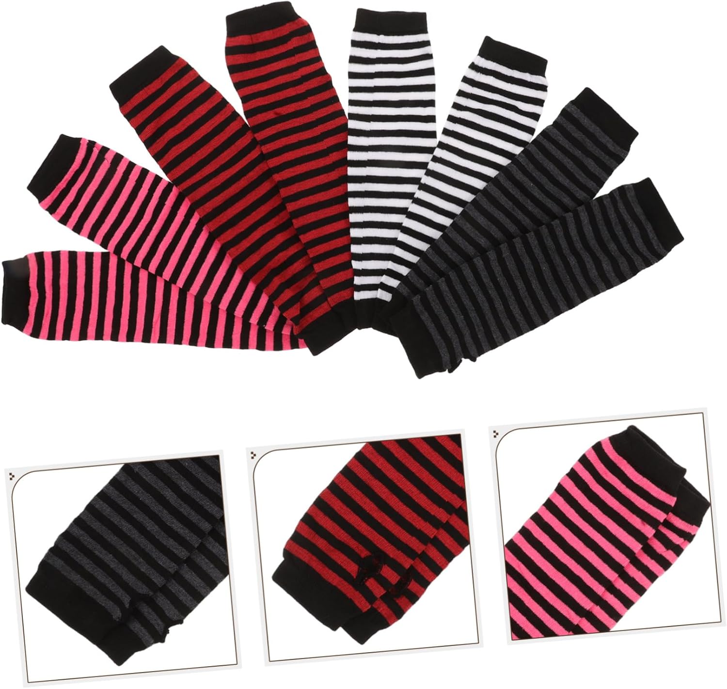LIOOBO Women Knitted Fingerless Gloves