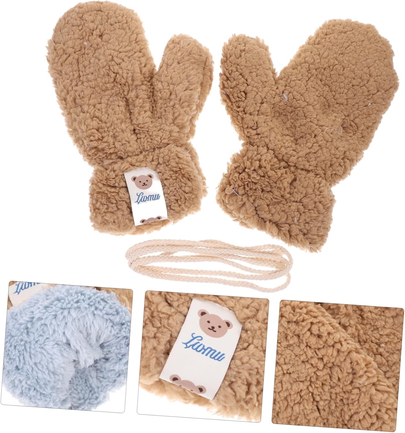 LIOOBO Cartoon Mitten Gloves