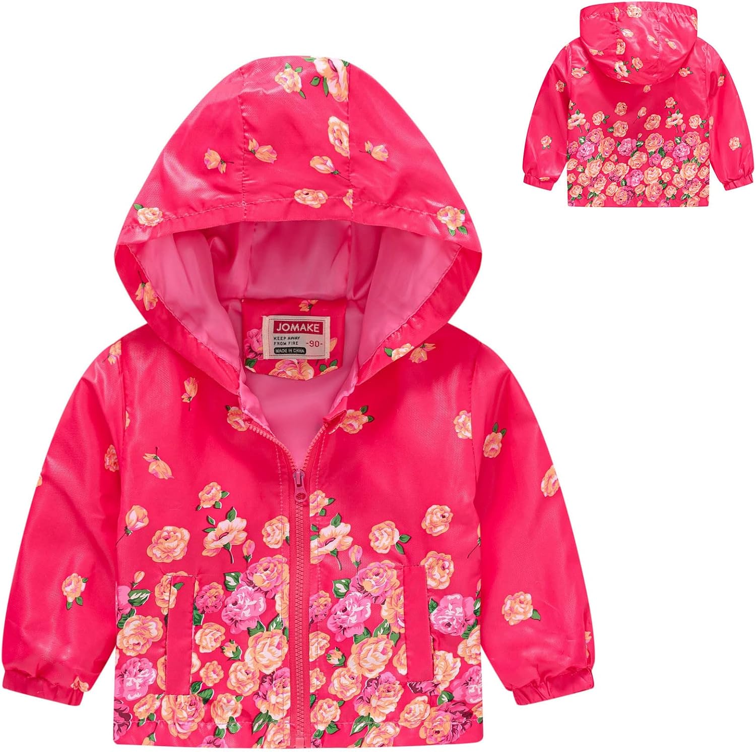 Eoailr Toddler Boys Girls 2T Windproof Hoodie