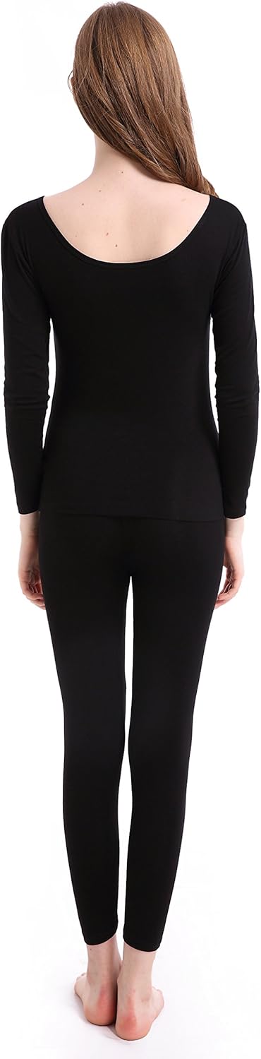 Thermal Underwear Womens Long - Scoop Neck Ultra - Thin Johns Set