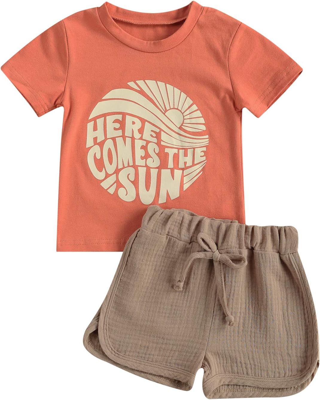 Summer Casual T-Shirts and Shorts Set for Toddler Boys