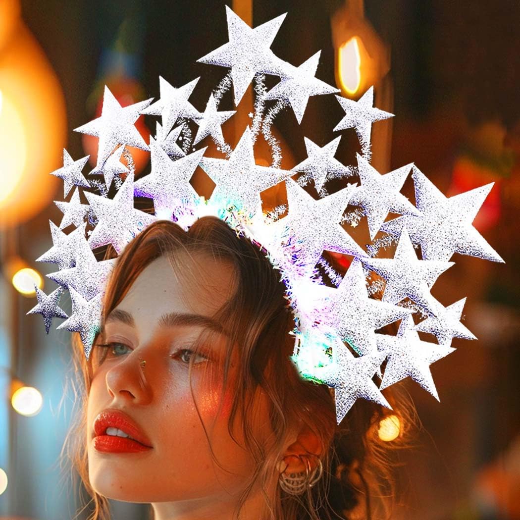 GLINK Glowing LED Nightclub Hair Band
