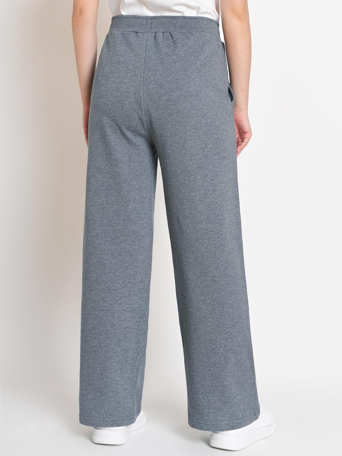 Stylish Wide Leg womens sweatpants with Pockets and Adjustable Waist