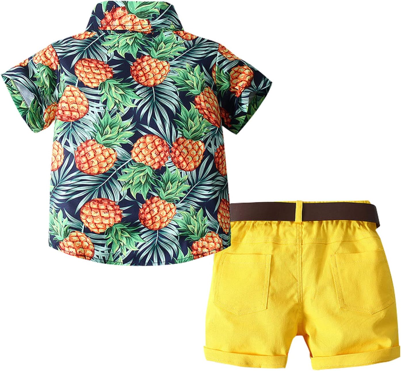 Lykmera Baby Boy Pineapple Short Set 2-3 Years Green