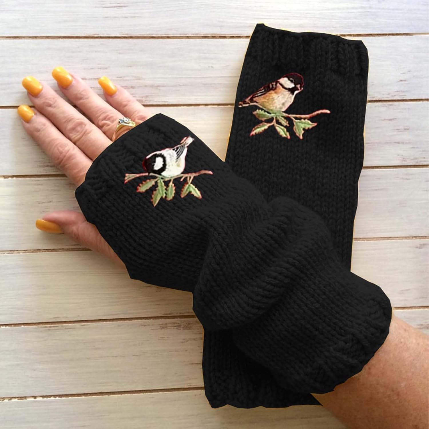 Warm Gothic Wrist Arm Warmers for Women
