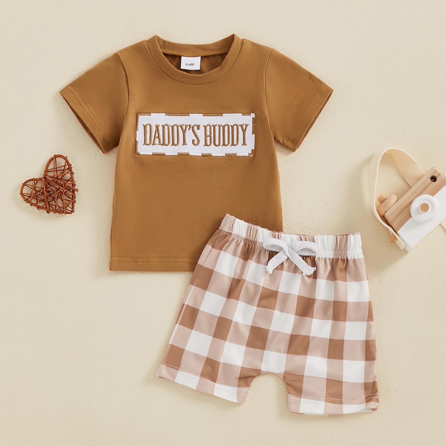 Fiomva Boys Summer T-Shirt Shorts Set