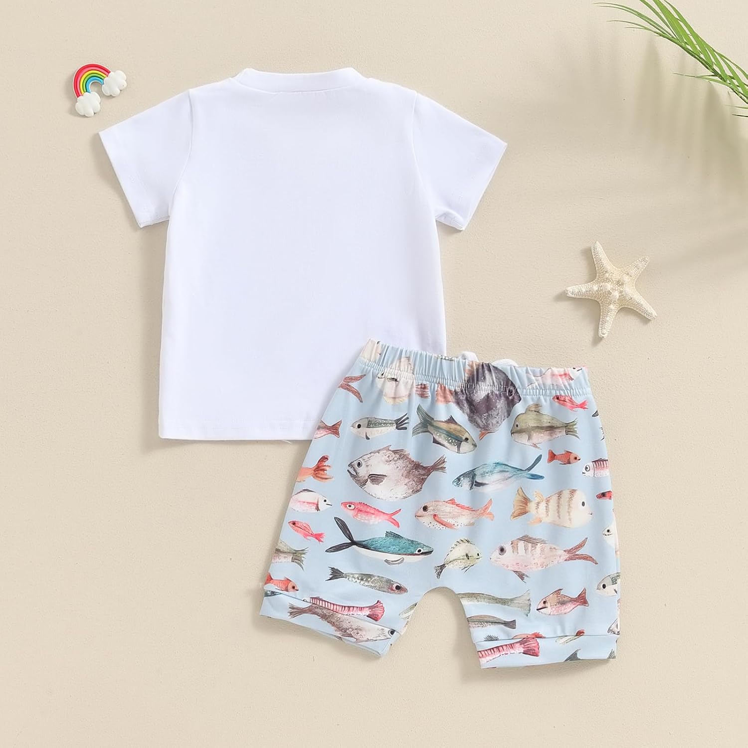 Rtnnsbbfcm Toddler Boy Summer Outfit