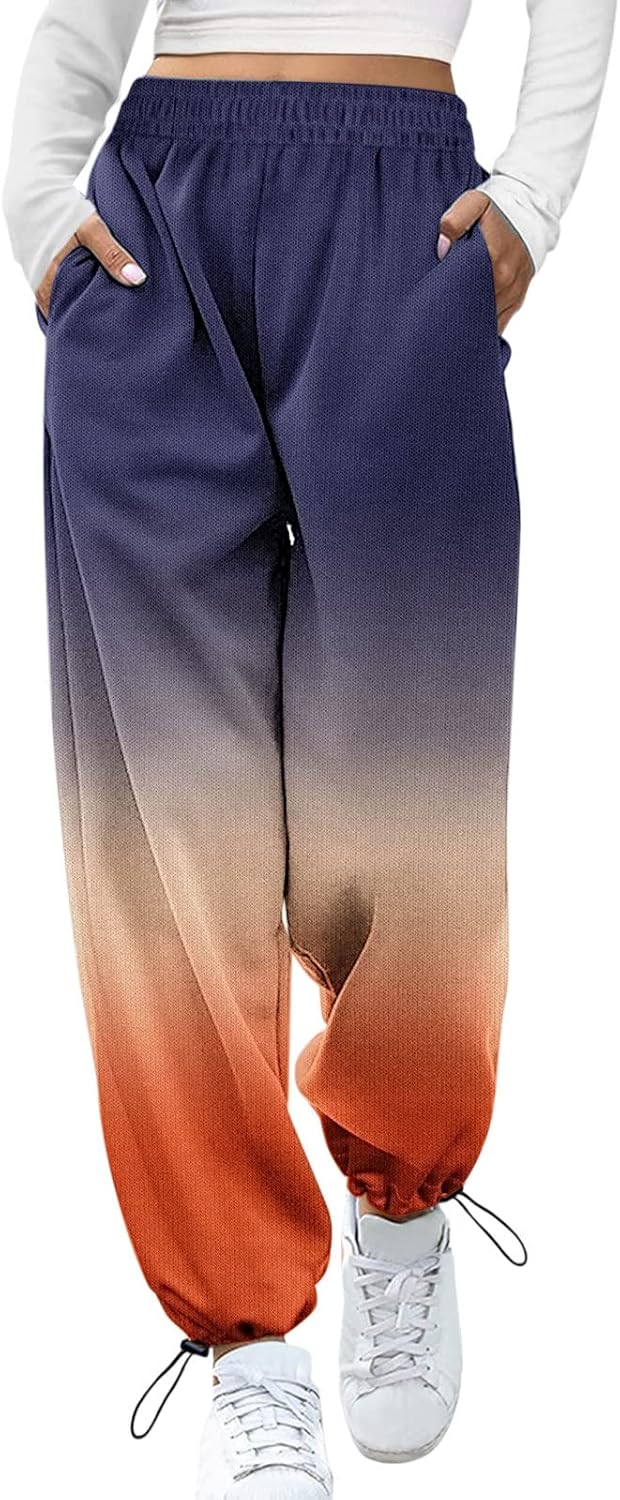 Baggy High-Waisted Workout Pants