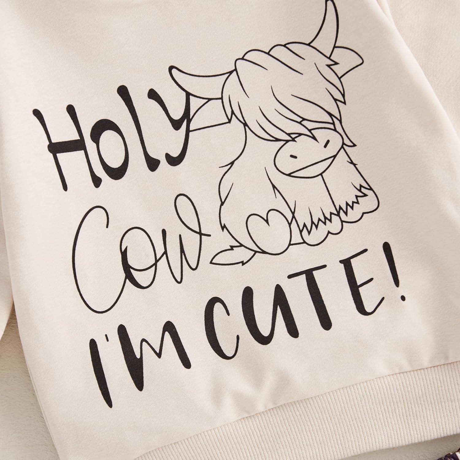 Chloefairy Holy Cow Im Cute Fall Outfit for Baby Boys