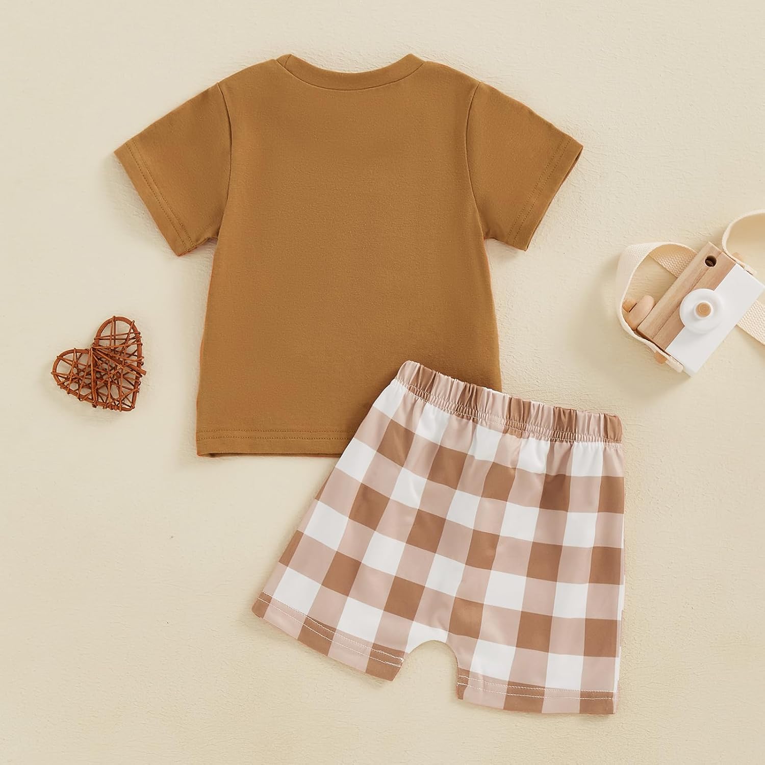 Fiomva Boys Summer T-Shirt Shorts Set