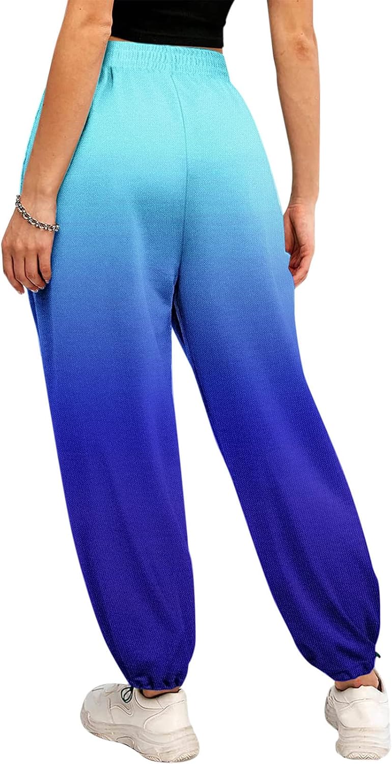 SDBRLD Womens High Waisted workout sweatpants