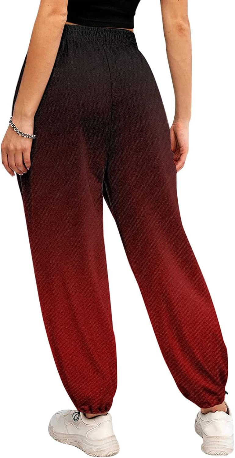 SDBRLD Womens Sweatpants High Waist Joggers Upscale Fall Pants