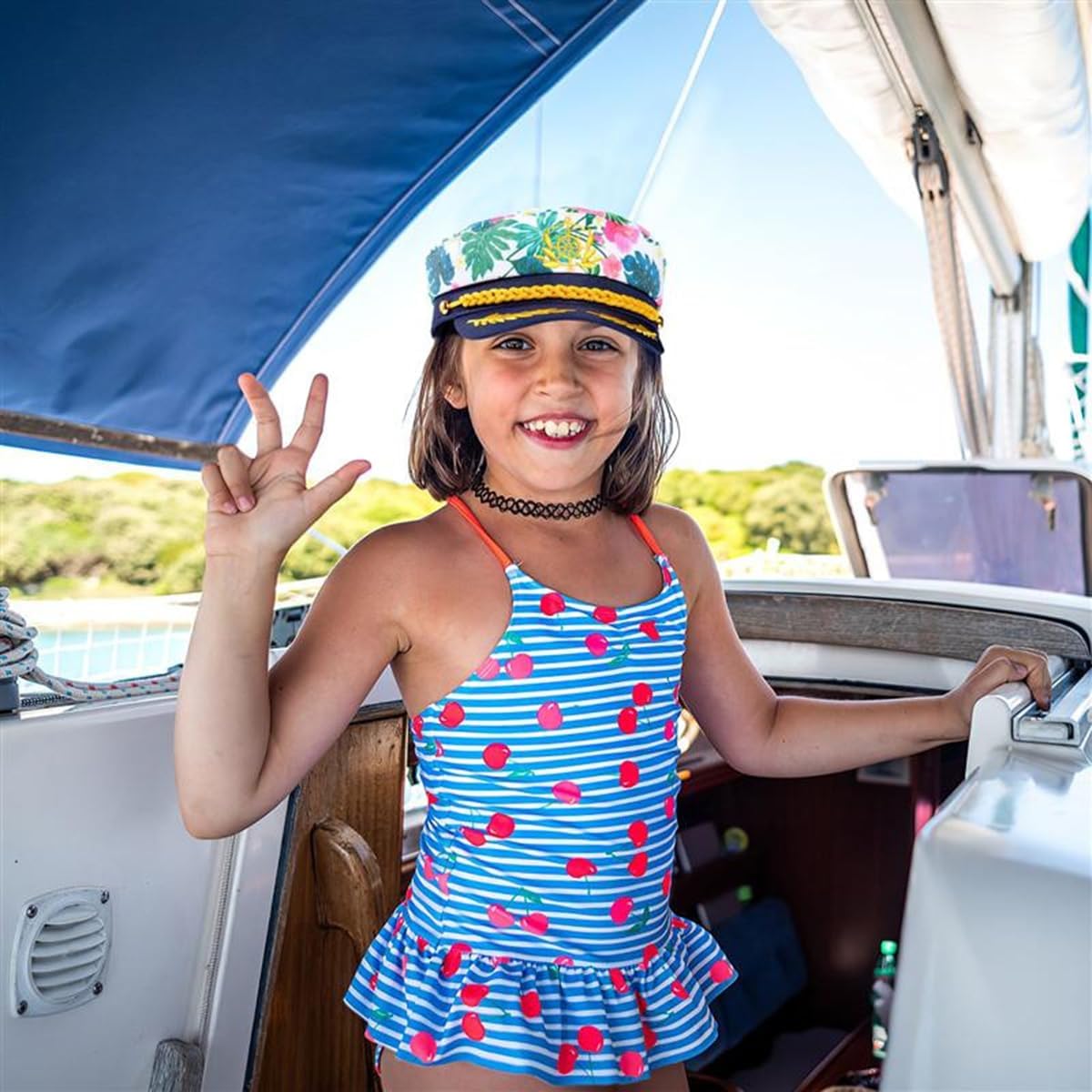 Tropical Sailor Captain Hat