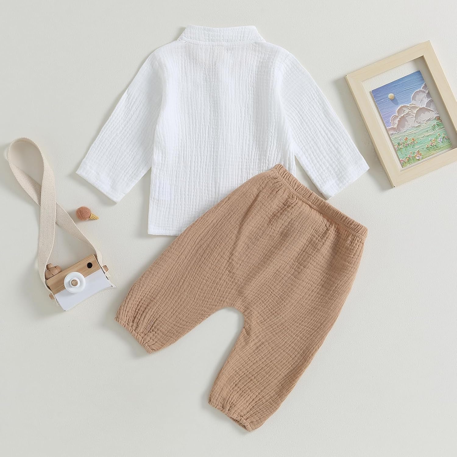 Perfect Cotton Linen Toddler Outfit Soft Cozy