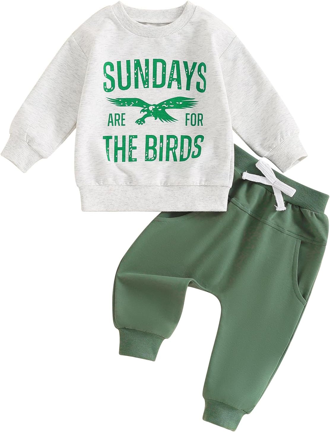 Sundays Are For The Birds Toddler Football Outfit Set