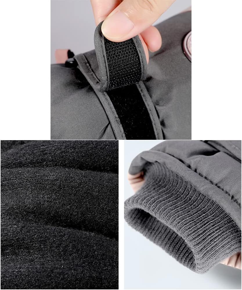 ZJRXM Touch-Screen Anti-Slip Snowboard Gloves Waterproof Warm for Men Women