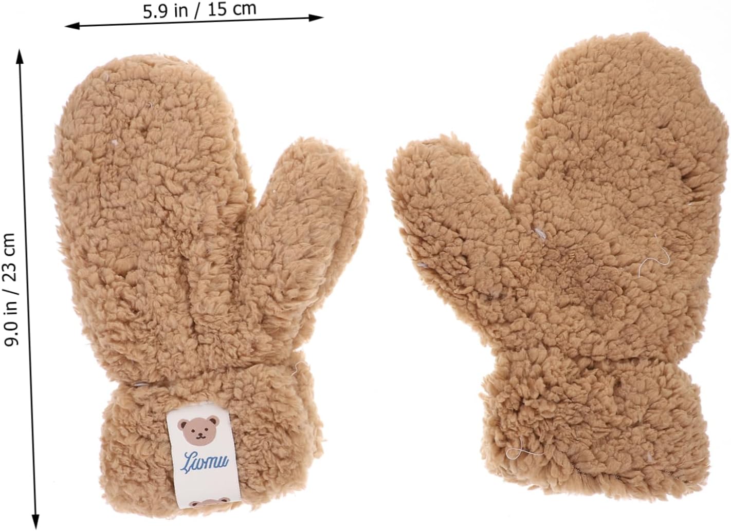 LIOOBO Cartoon Mitten Gloves
