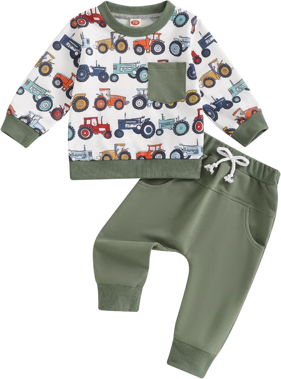 Gaono Toddler Farm Tractor Outfit - Cozy Baby Boy Essentials