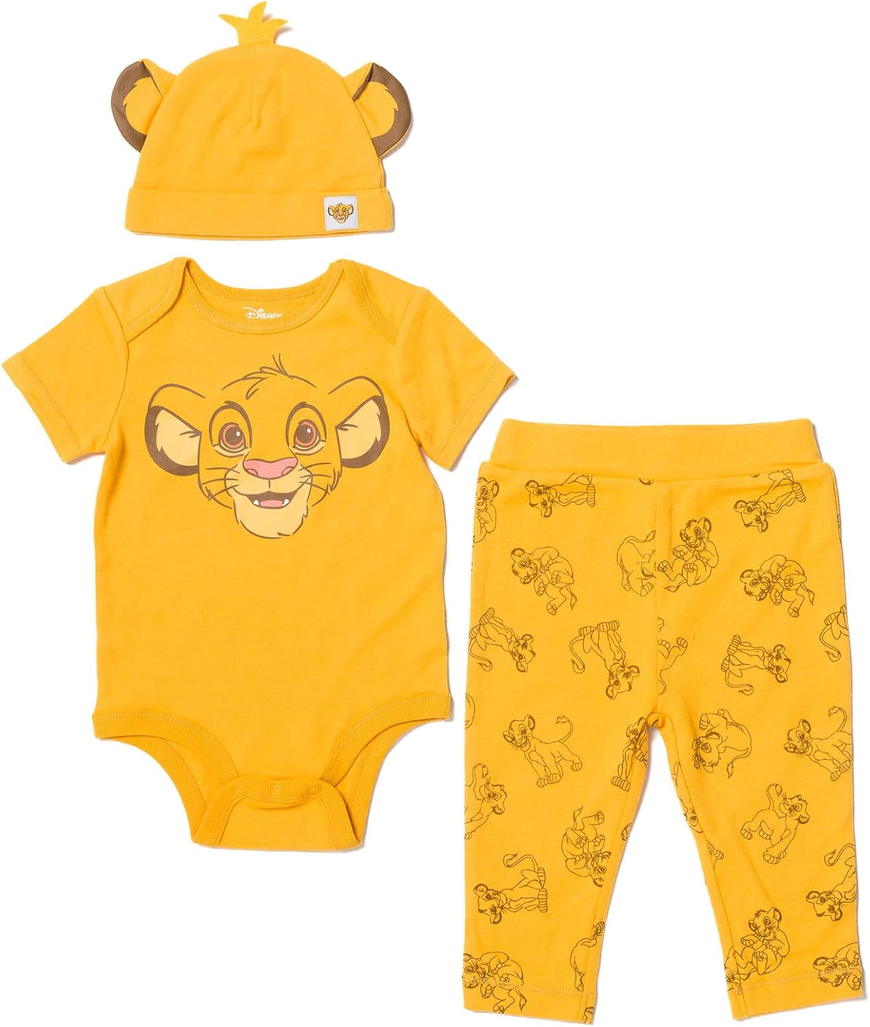 Disney Baby Mickey Minnie Mouse 3-Piece Outfit Set