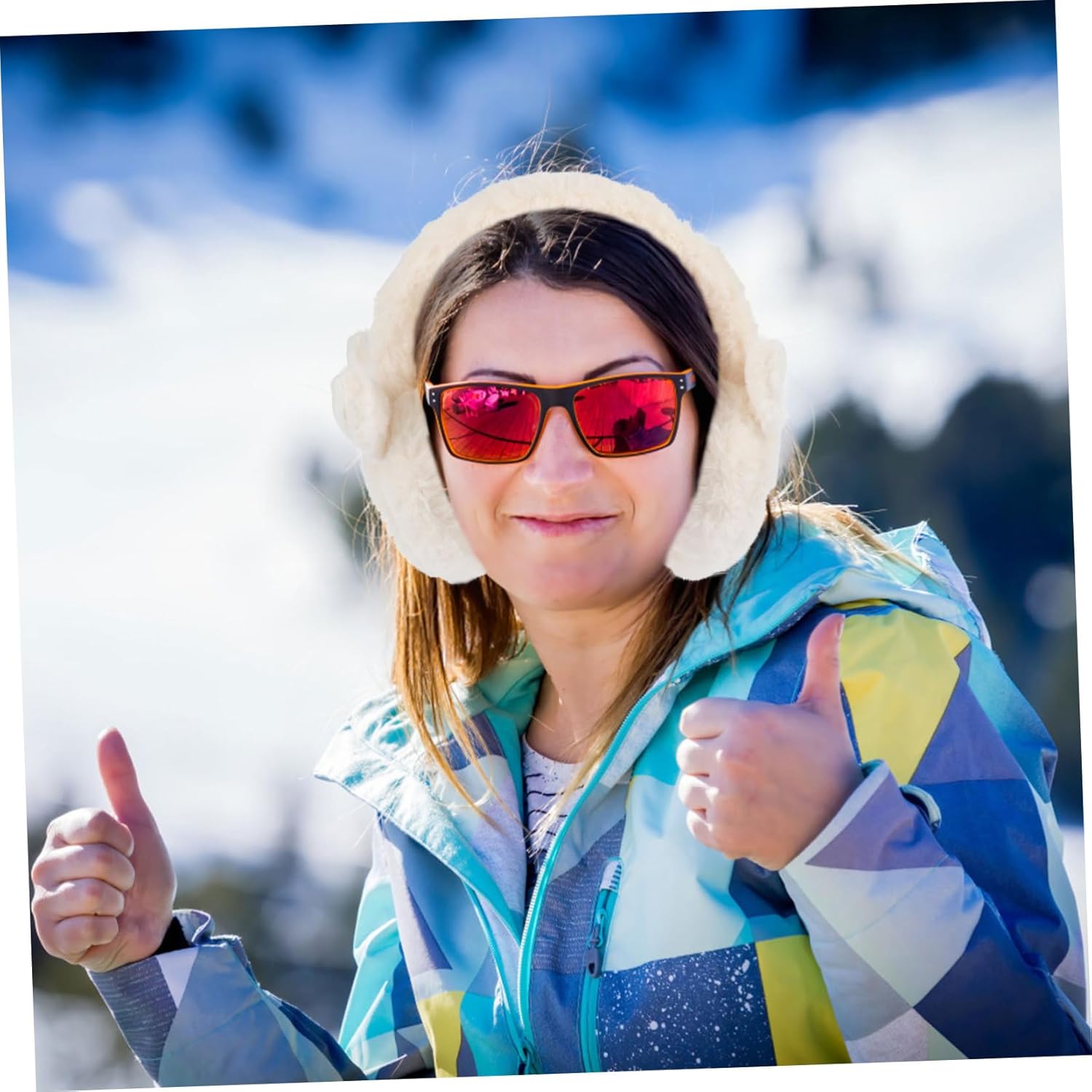 Adjustable Plush Winter Ear Muffs for Cold Weather Warmness and Comfort