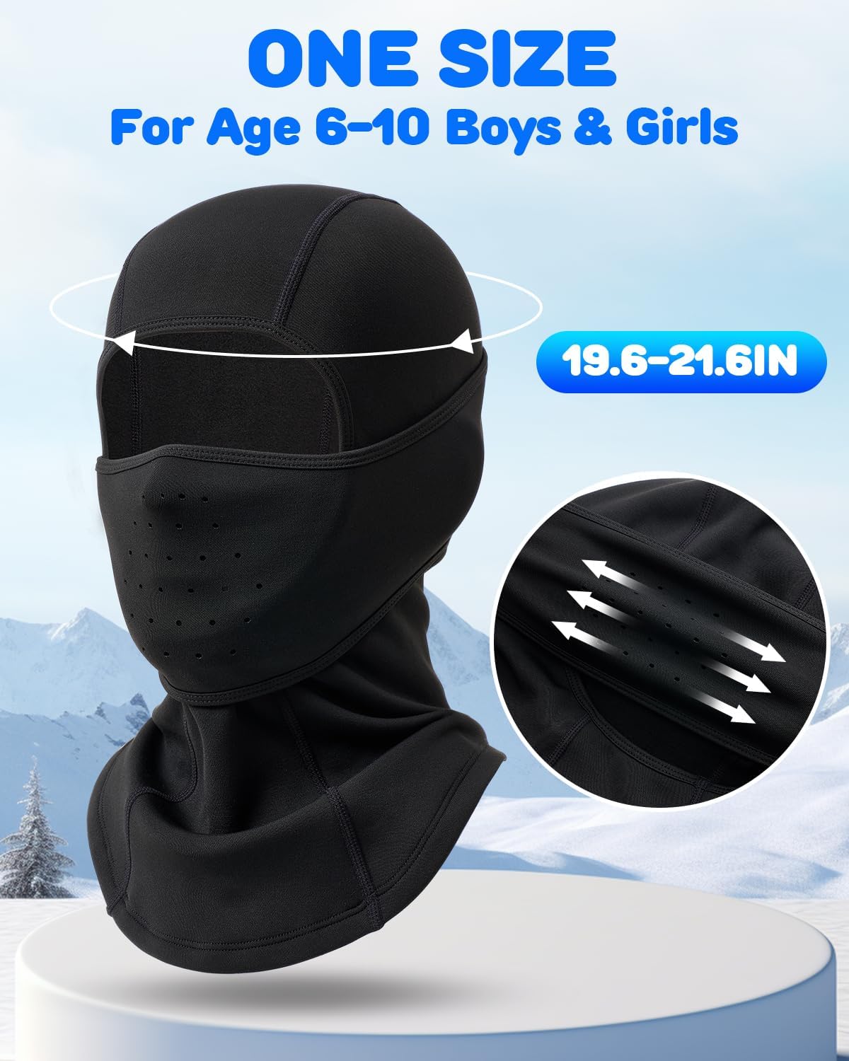 Stay Warm Safe in Winter - Kids Balaclava Ski Mask