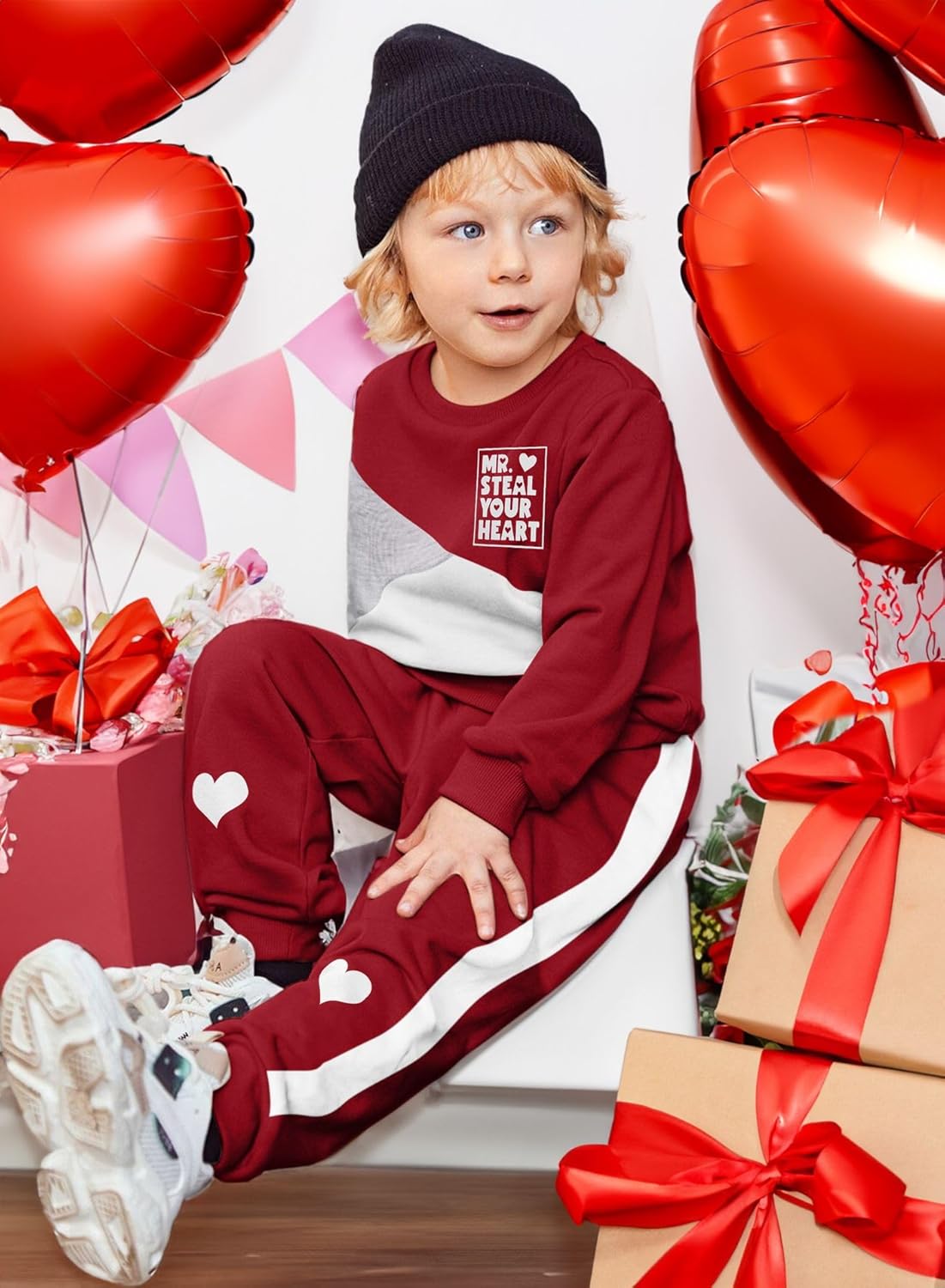 Toddler Boys Color Block Outfit Set - 2T-6T