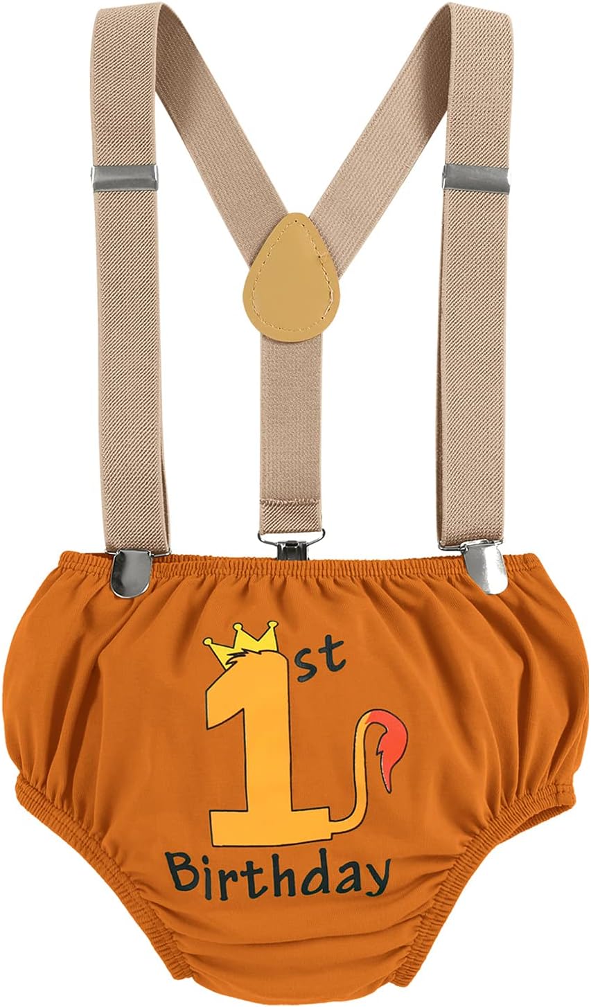 ODASDO Baby Boy Jungle Birthday Costume Set