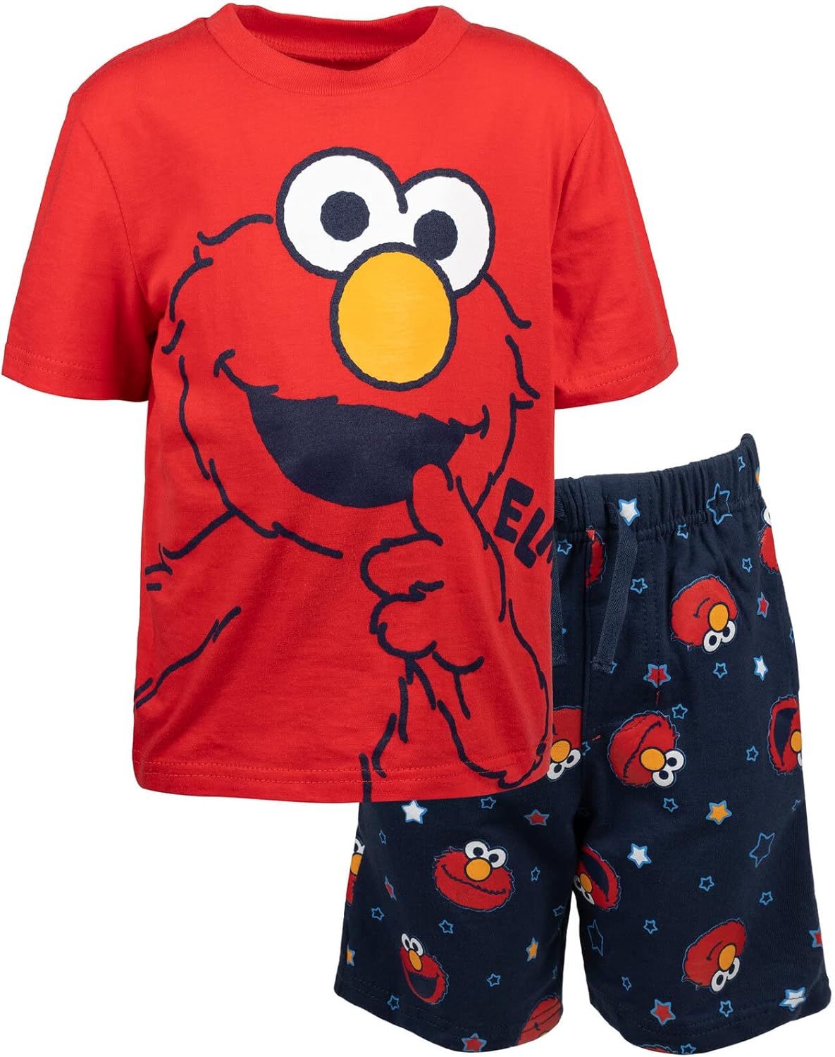 Sesame Street Elmo T-Shirt Shorts Set for Babies Growing Up