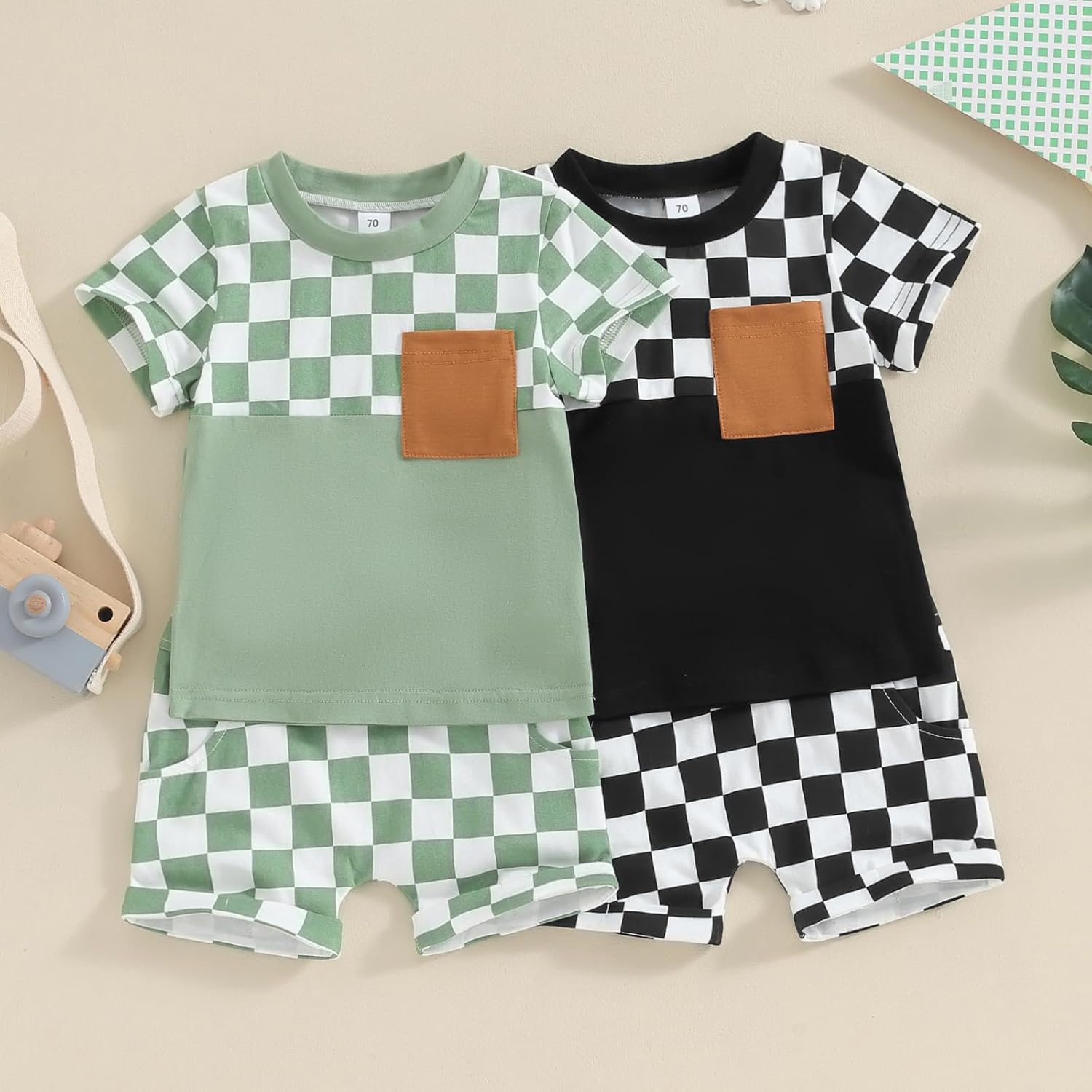 Adobabirl Trendy Baby Boy Shorts Set for Summer