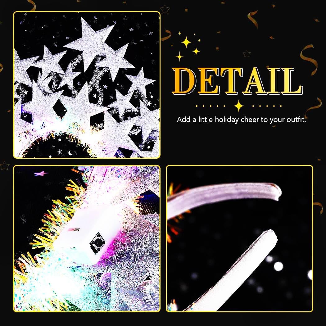GLINK Glowing LED Nightclub Hair Band