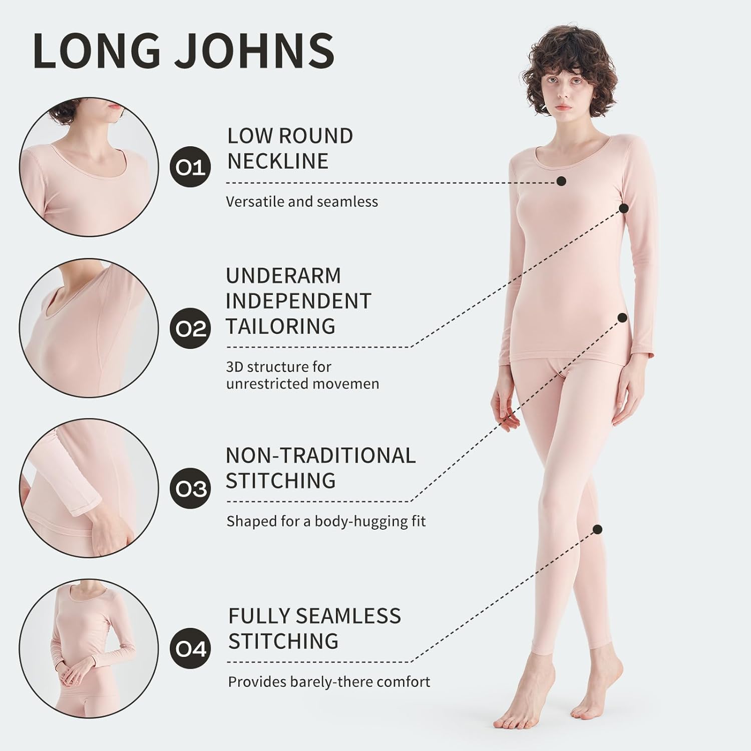 Simply Perfect Thermal Pajamas for Womens Autumn Winter