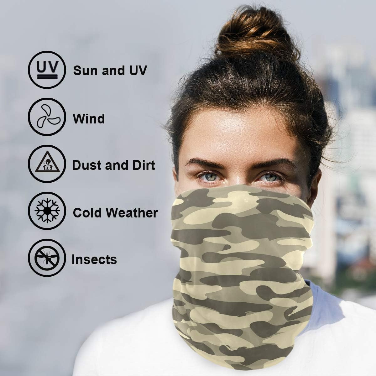 My Little Nest - UV-protective face cover scarf for men women