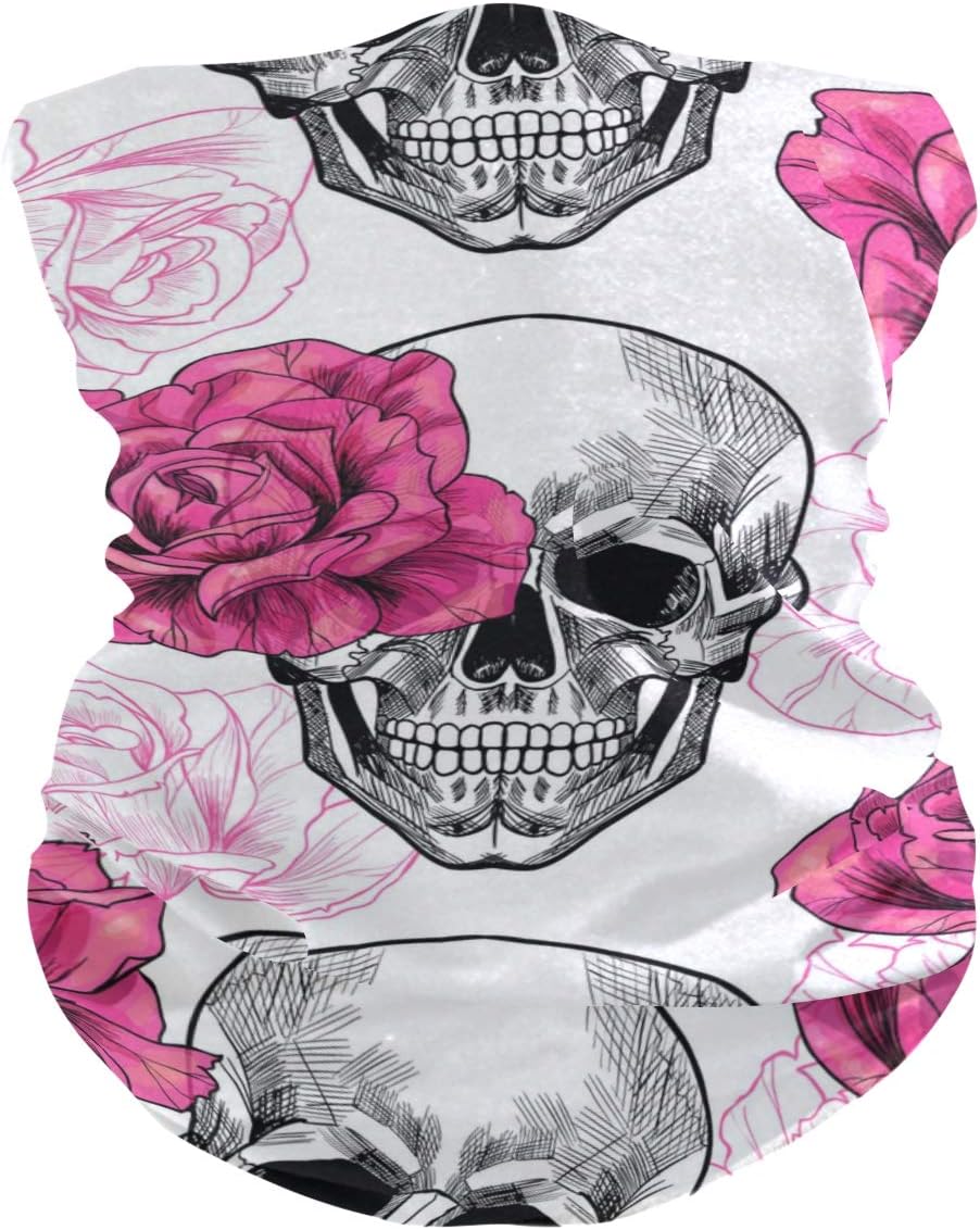 My Little Nest Unisex Skull Rose Balaclava Mask
