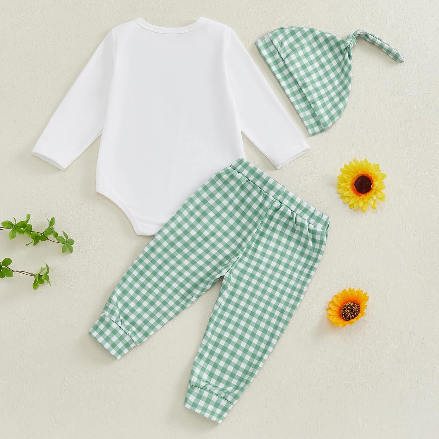 Plaid Romper for Newborn Boys - Trendy Cozy