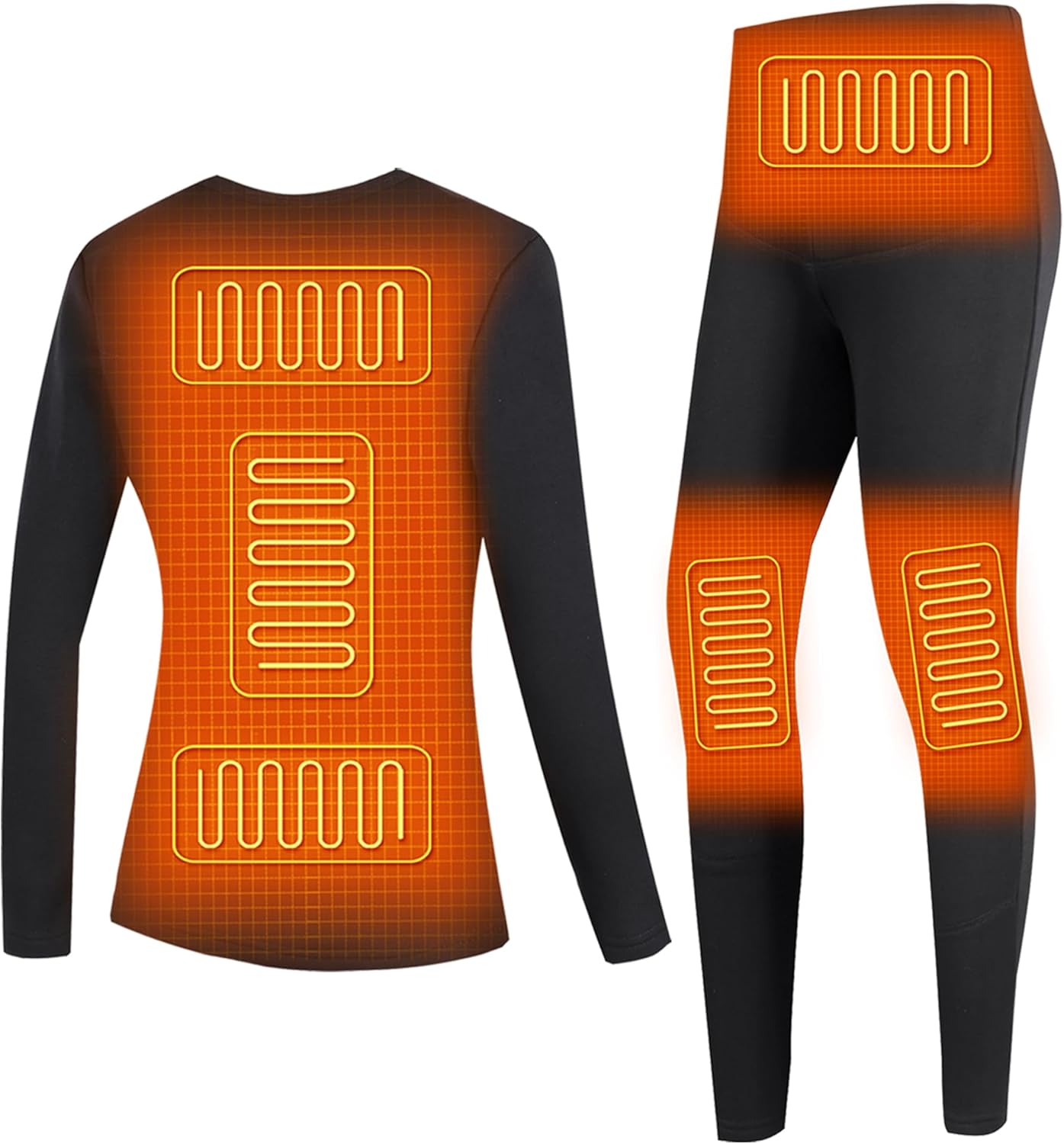 YANYNGS Smart Thermal Set for Women - Electric Heating Underwear for Sale