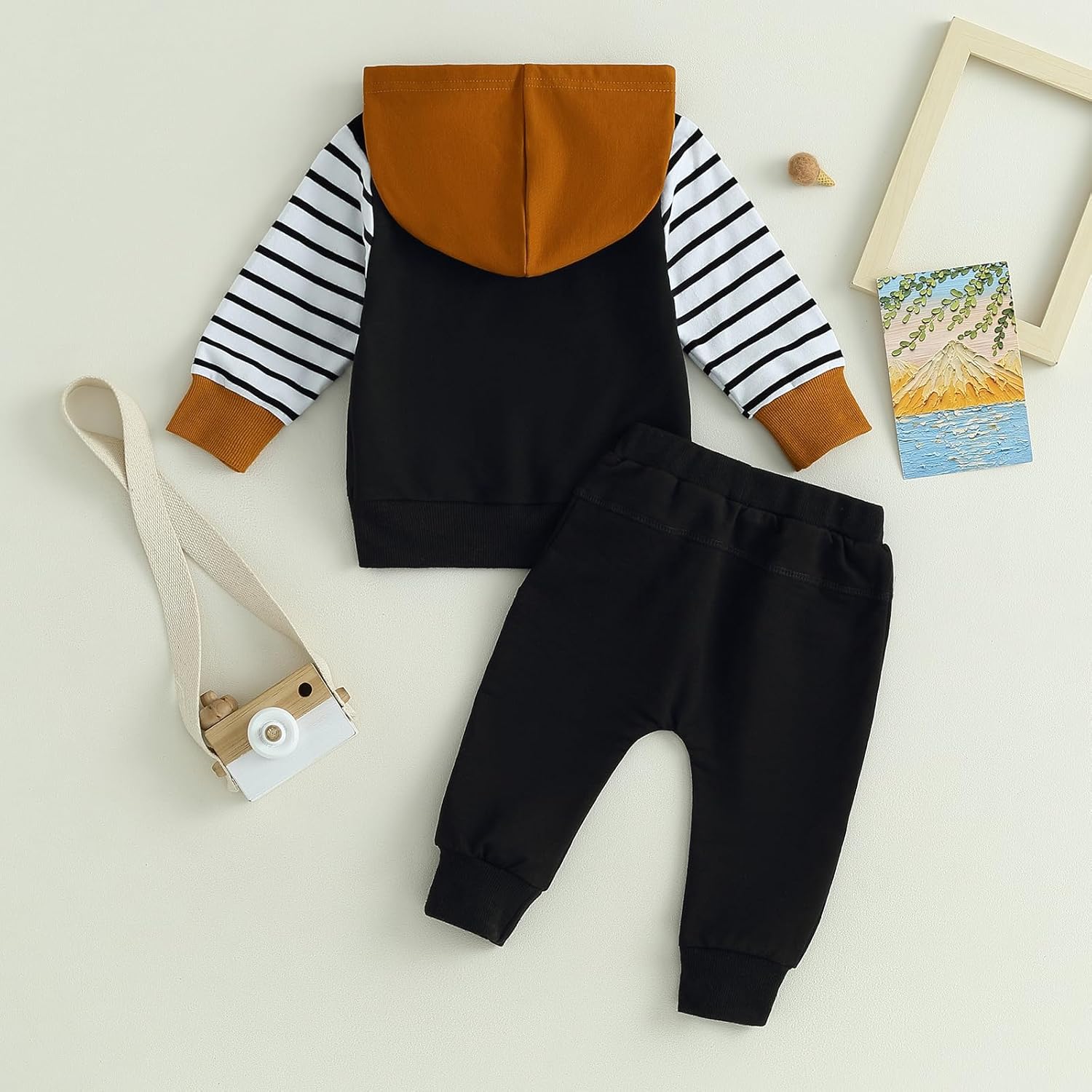 Sprifallbaby Toddler Boys Color Block Outfits Toddler Boys