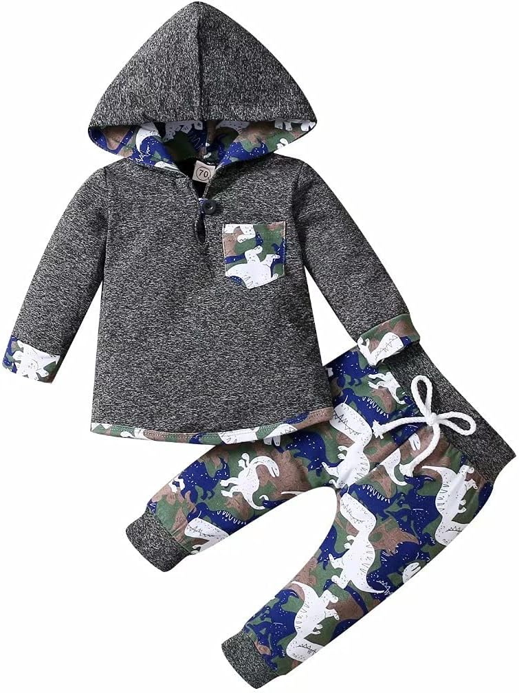 Comfortable Toddler Compression Set with Hoodie and Pants