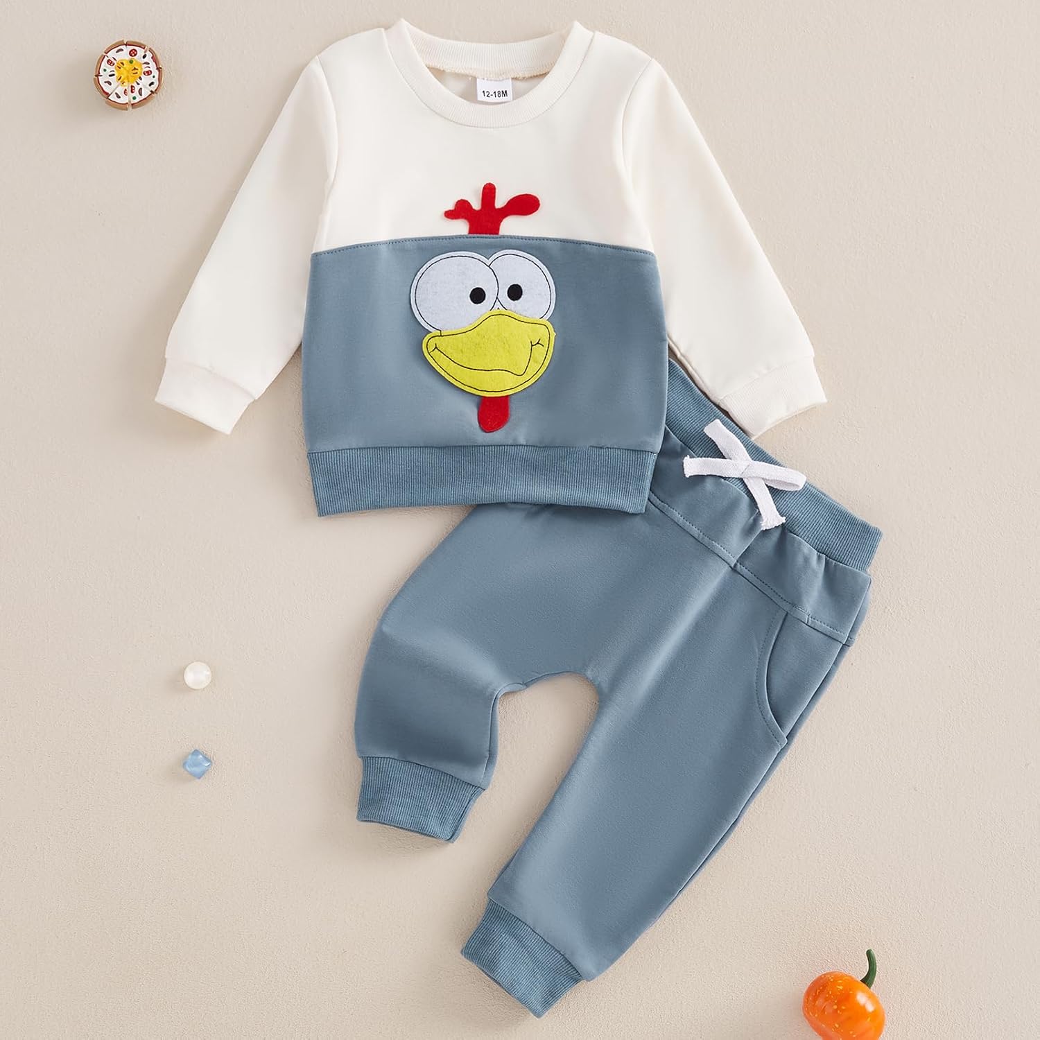Cute Thanksgiving Baby Boys and Girls Set