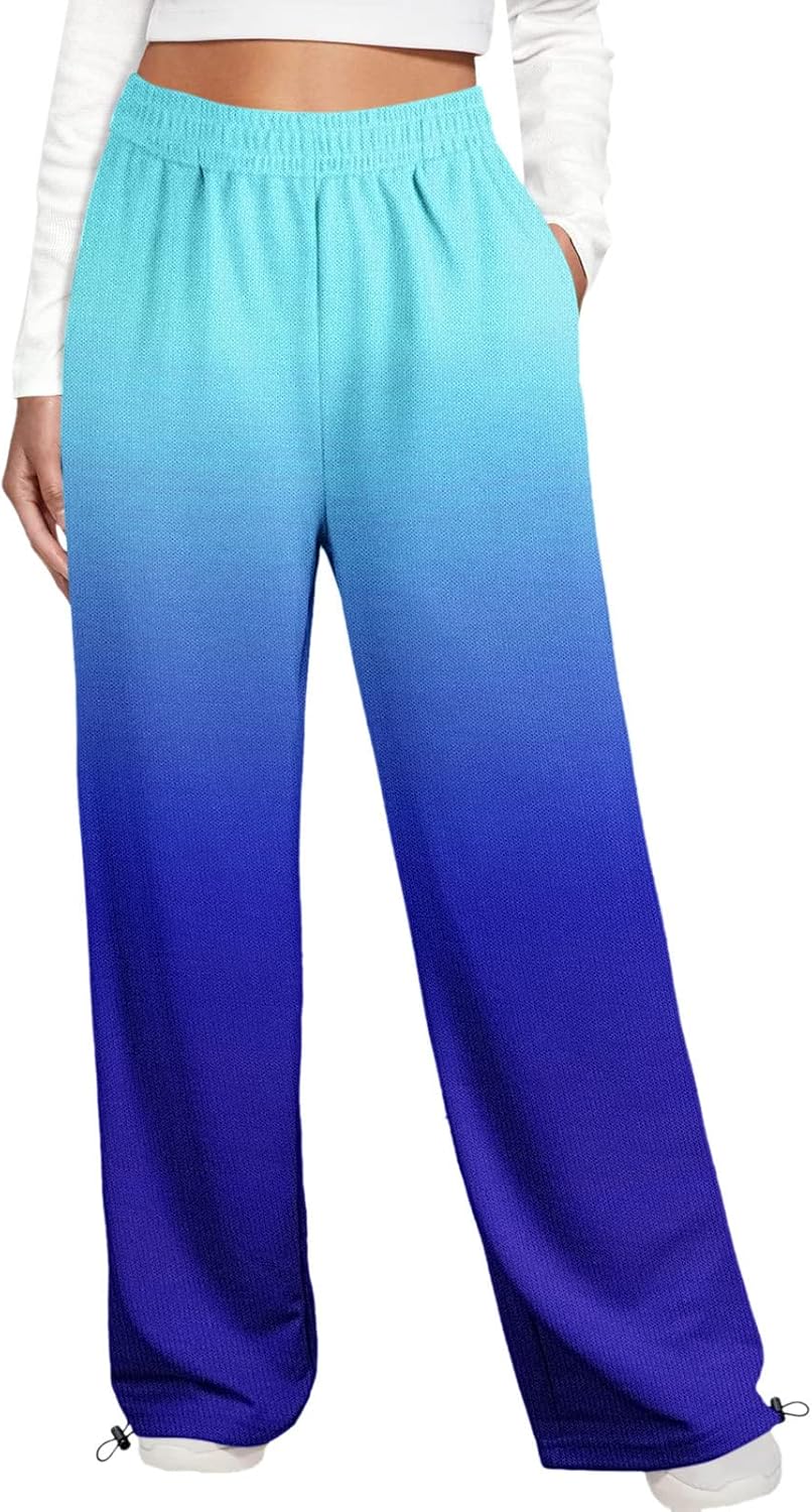 SDBRLD Womens High Waisted workout sweatpants