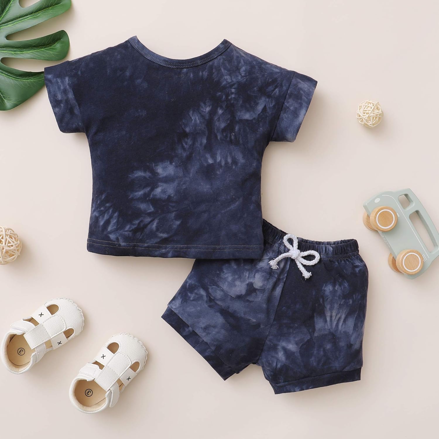 Mioglrie Toddler Boy Summer Clothing Set