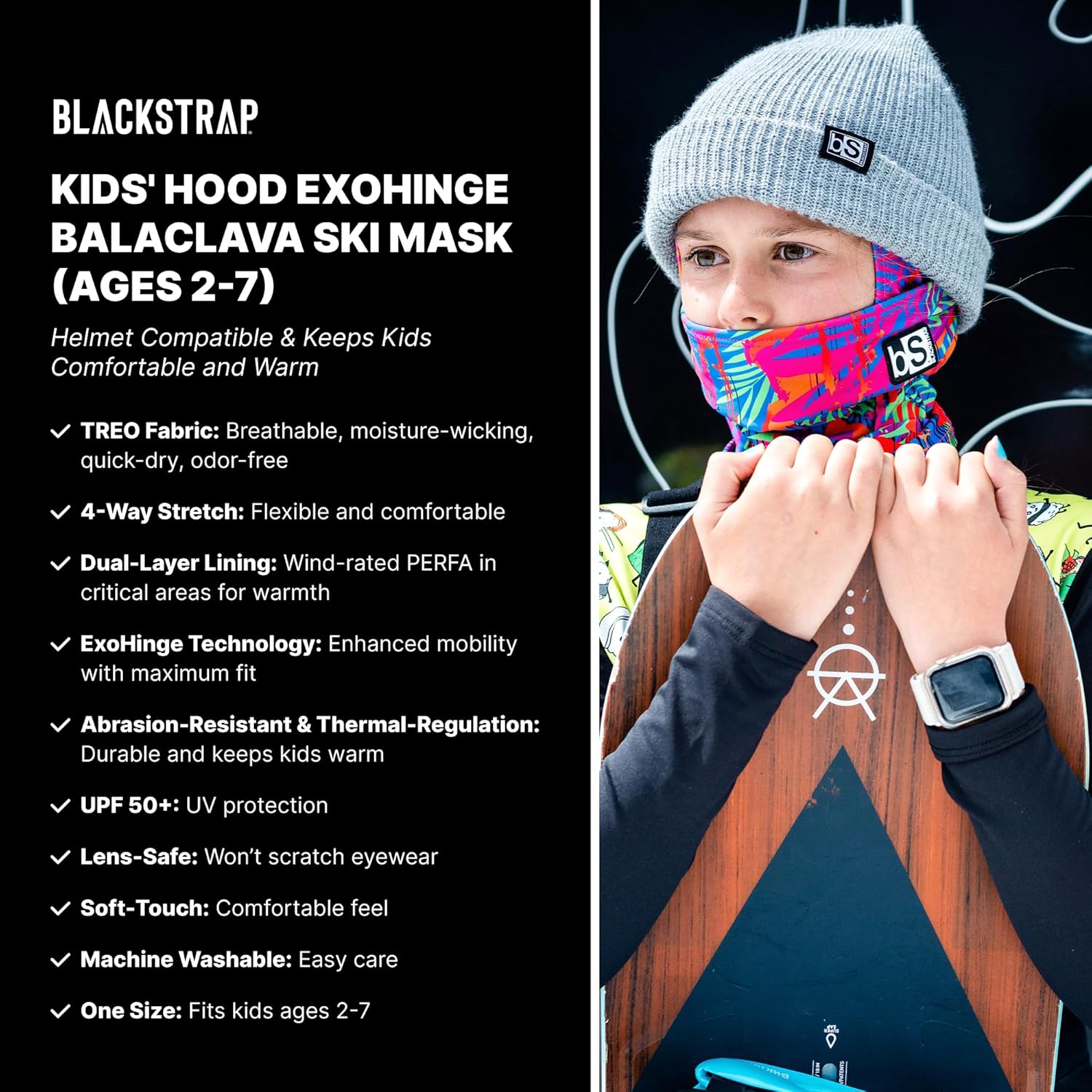 Comfortable Warm Ski Mask for Kids